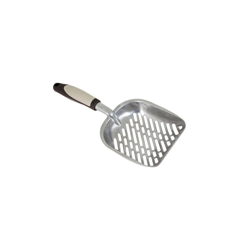 Petmate Metal Cat/Kitty Litter Scoop, Deep Shovel, Premium Non-Stick Large