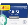 GRISI, Cuadripack Jabón Neutro Limpia y suaviza la piel Pack