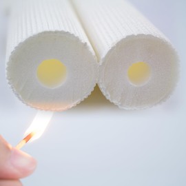 33FT Mini Split Line Set 1/4*1/2 OD HVAC Copper Tube Pipe Extension,3/8 Thickened PE Insulation Coil Air Conditioner Twin Copper Line Heating Equipment Hose with Flared Nuts (33FT (1/4+1/2) with wire)