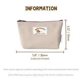 Monolike Happy and Lucky Daily Pouch - Beige Office Pouch Case