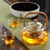CUNHUY Glass Tea Pot Teapot for Stovetop Safe, Clear Teapot,