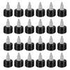 MECCANIXITY 30 Pack Twist Top Cap 28/410 Black Dispensing Squeeze