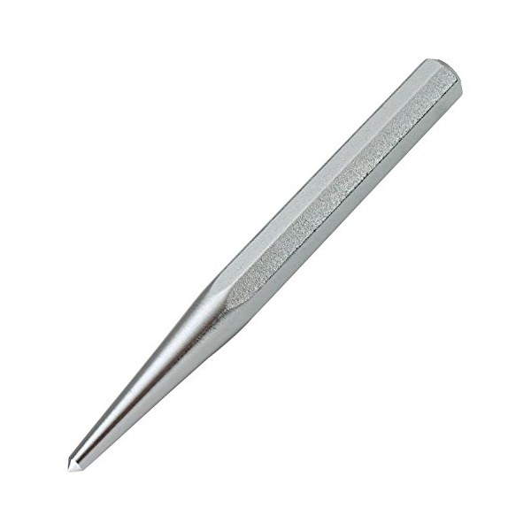 Metal Centre spot Punch (100mm)- Hardened Carbon Steel tip. Made in Japan. ENGINEER tz-07