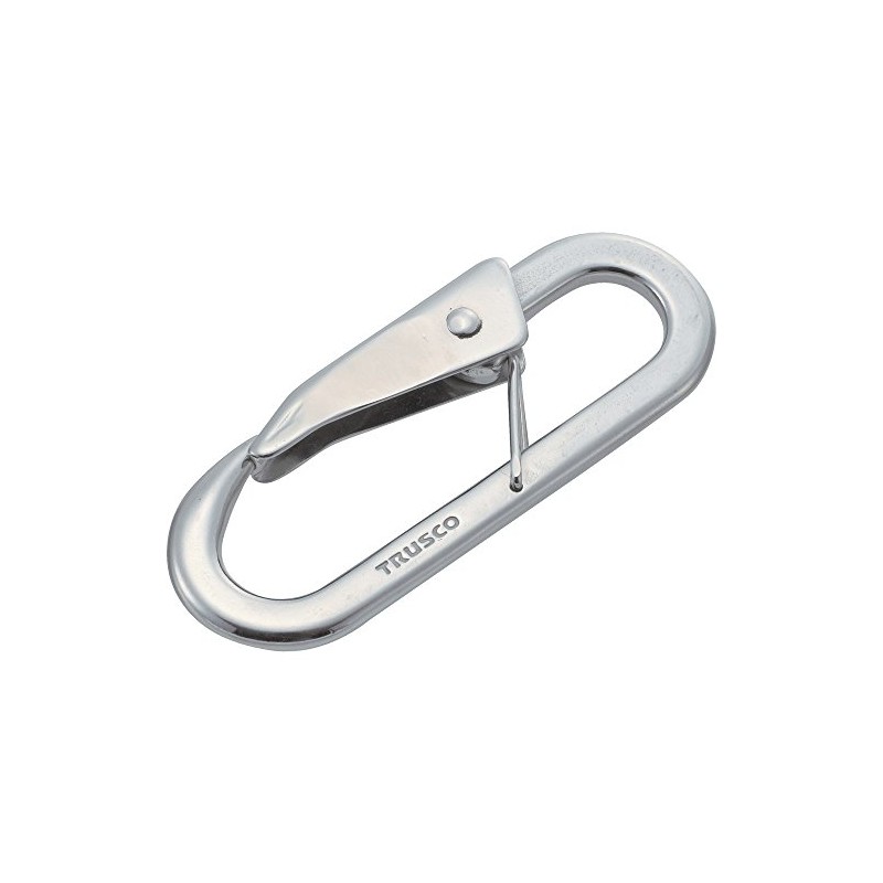 TRUSCO(トラスコ) スナップフック ステンレス製 C型 線径Φ6X開口9mm (2個) TSF-5C