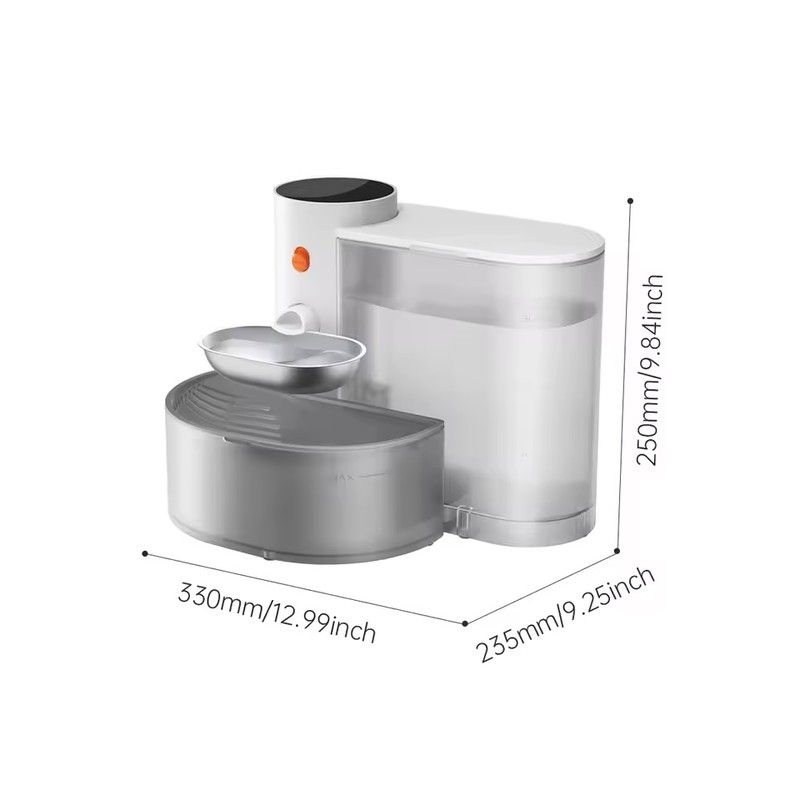 New Stainless Steel Bowl Pet Intelligent Peering Water Dispenser Automatic