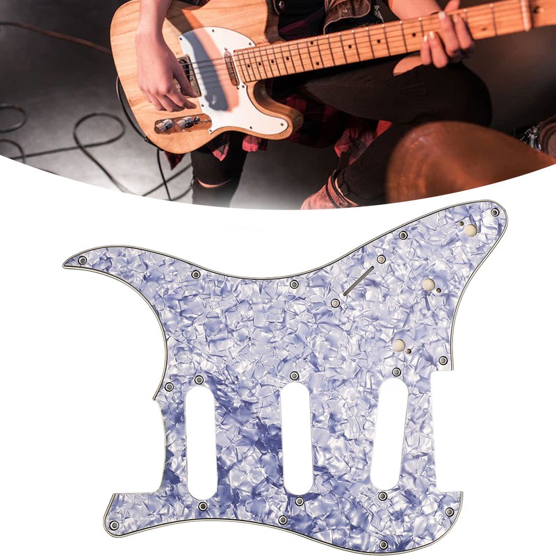 Guitar Pickguard Replacement Aluminum Foil Shielding PVC Scratch Protection Guitar