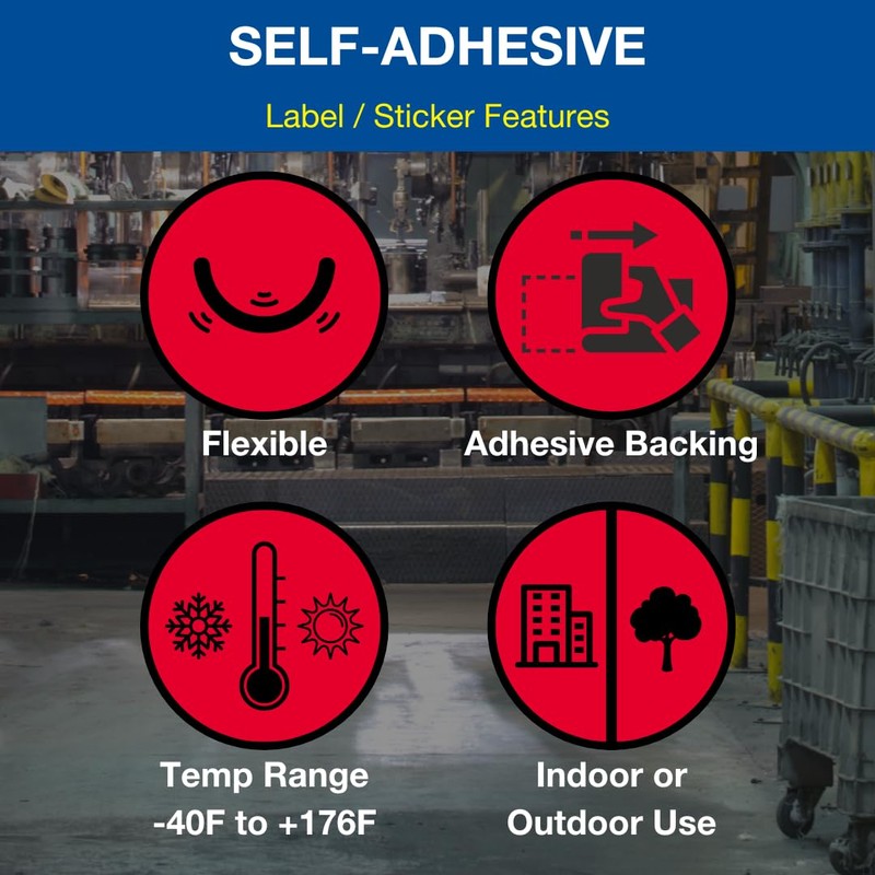ComplianceSigns.com Bloodborne Pathogen Protection Kit Inside Label Decal, 5x3.5 in.