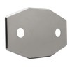 Westbrass Two-Hole Remodel Plate, Satin Nickel, D504-07