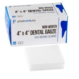 2000 Count 4x4 Gauze Pads - Soft 4-Ply Non Woven Gauze Sponges - Non Sterile Dental & Esthetic Wipes - All Purpose Medical Cotton Squares for First Aid, Surgical, Wound Dressing (10 Packs of 200)