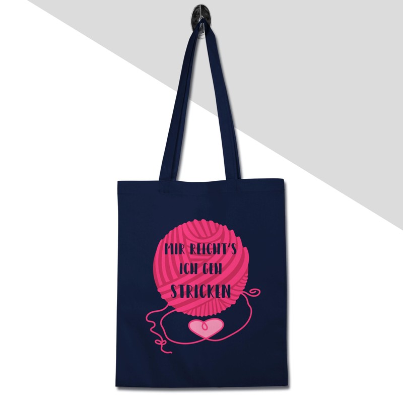 Shirtracer - Cotton Bag - Sayings Statement - Mir reicht's