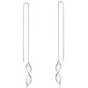 MATERIA by Matthias Wagner SO-27 Women's Earrings 925 Silver Spiral