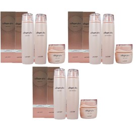 Laquebert Laquevert Collagen Plus Vital Basic 3 Pieces Single Skin x 3 + Lotion x 3 + Cream x 3 / 라끄베르 콜라겐 플러스 바이탈 기초 3종 단품 스킨 x3개+로션 x3개+크림 x3개
