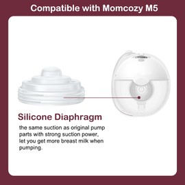 4 Membranen, kompatibel mit Momcozy M6/M5/V1 Pro/V2 Pro Milchpumpe, tragbare Milchpumpe, Ersatzzubehör für Momcozy Pumpen, Muttermilchpumpe, Ersatzzubehör
