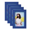 wyooxoo 4x6 Picture Frames Set of 4 Dark blue Solid