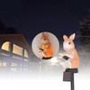 Outdoor Solar Sensor Light Waterproof Garden Decoration Solar Rabbit Statue