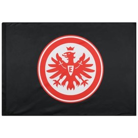 Eintracht Frankfurt Flag Black 60 x 90 cm Landscape Format