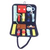 Kids Dress Learning Board Zipper Lace Up Buckles Release Felt