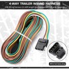 LINKITOM LED Submersible Rectangular Trailer Tail Light Kit, Super Bright