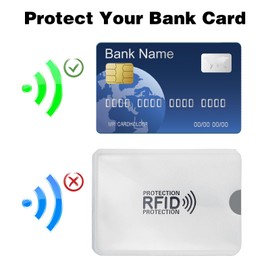 Andibro 24 Pcs RFID Card Holder, RFID Blocking Sleeves, Credit Card Protector Identity Card Protectors RFID Wallet for Women Men Easily Into Your Wallet(12 Black+12 White)