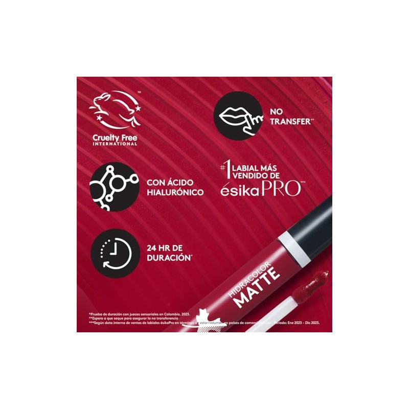 sika Labial Hidracolor Mate Edicin Limitada 6 ml, Acabado Mate,