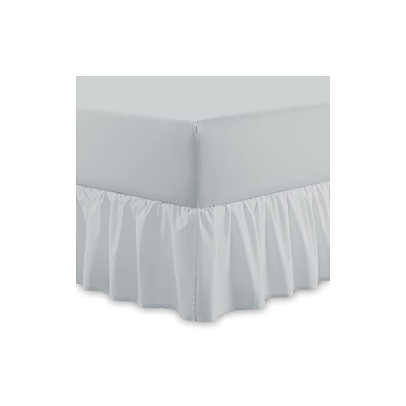 Plain 100% Egyptian Cotton Fitted Valance Sheet | Easy Care