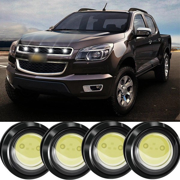CHUSYYRAY 12W White LED Eagle Eye Car Motor Daytime Running