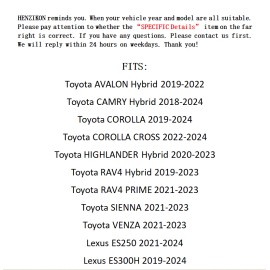 H HENZIKON HIGH-PERFORMANCE COMBO ENGINE AND CABIN AIR FILTER FOR TOYOTA CAMRY RAV4 VENZA HYBRID 2018-2023