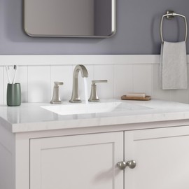 American Standard 7426801.295 Belmeade Two-Handle 8-Inch Widespread Bathroom Faucet, 1.2 GPM, Brushed Nickel