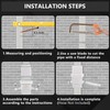 Downspout Diverter, Rain Barrel Diverter Kit-Rainwater Collection System Fits 2x3