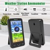 Urageuxy Wireless WiFi Weather Station Anemometer with Solar Wind Speed/Direction,