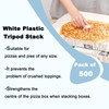 CertBuy 500 Pack Pizza Saver Stand 1 1/2" Pizza Savers