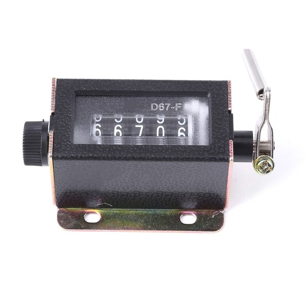 Aoresac 5 Digit Pull Stroke Counter, Manual Hand Tally Counter