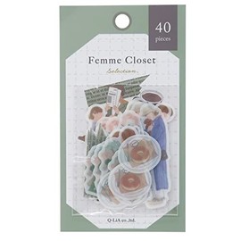 [Flake Seals] Femme Closet Sticker/Trad-Q-LIA Day planner Decoration, Decoration, Goods mail order