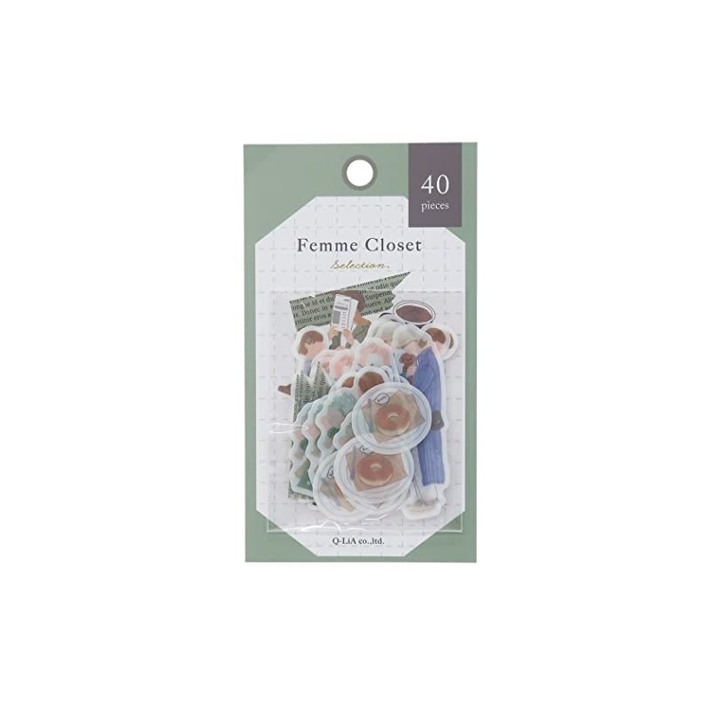 [Flake Seals] Femme Closet Sticker/Trad-Q-LIA Day planner Decoration, Decoration, Goods