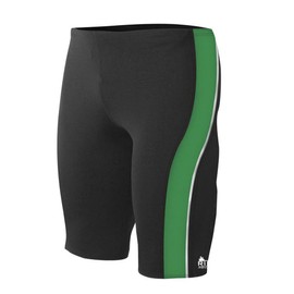 Rise Solid Poly Splice Jammer (28, Black/Green)