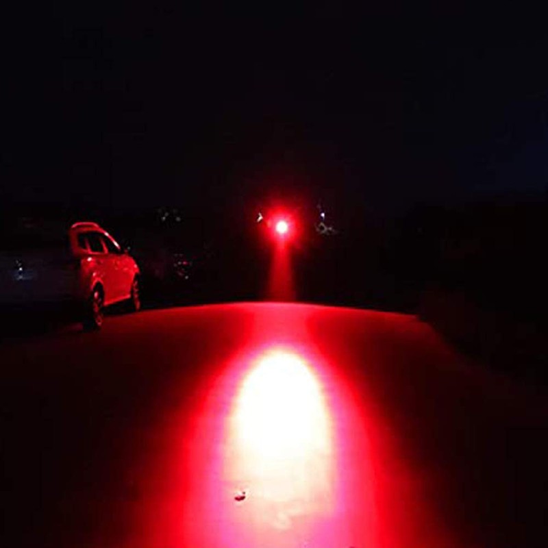 2 Pack Red Light Torch, WESLITE Mini Red Flashlight Zoomable