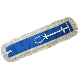 36" Industrial Strength Washable Cotton Dust Mop Refill, Replacement Head for Home & Commercial Use, Fits 36 Inch Frame, Cleans Hardwood, Laminate, Concrete, or Other Floor Systems (36")
