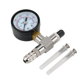 NICECNC 350PSI Handheld Nitrogen Pressure Measurement Device Nitrogen Pressure Test Tool Compatible with Raptor Truck Shocks, Snowmobile Shocks, Compatible with Fox UTV, See Fitments