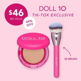 Peptide Bounce Balm Foundation with Brush:_Fair