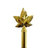 FRF FLAG Gold Brass Canadian Maple Leaf for Indoor Flagpole