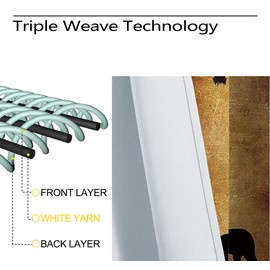 Amextrian Bear Black Out Curtains for Home Decor,Animal Black Bear Rustic Cabin Wildlife Rod Pocket Thermal Insulated Drapes Darkening Window Curtain for Girls Boy Bedroom Living Room 84 x 84 Inch