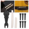 Guitar Bridge Pin Kit Ox Bone Pillow Puller Remover Instrument