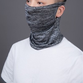 Ear Loop Cool Neck Warmer Grey 3ea