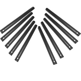 10-Pack Feuerstarter Rod Magnesium Rod Feuerstein 8x0.8cm Mit Loch, Ferrocerium Feuerstein, Feuerstein Stick, Premium Feuerzeug Notfall Überlebenswerkzeug im Freien für Reisen Camping Wandern