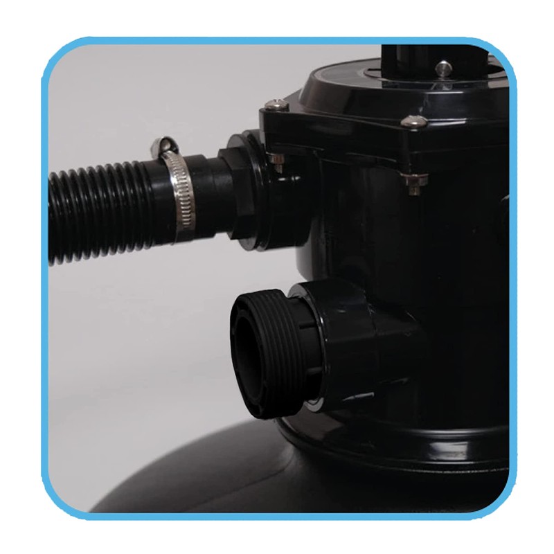 SWIMLINE HYDROTOOLS 40mm to 1.5'' Filter Hose Connection Kit for