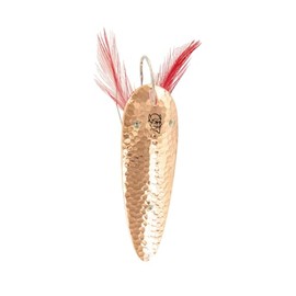 Dardevle Dardevlet Weedless Copper Back 3/4 oz Fishing Spoons, Hammered Copper