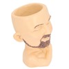 Face Planter Pot with Drainage Hole Man Face Flower Pot
