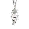 DUR P3903 Women's Fish Pendant 925 Silver, Sterling Silver