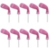 LeFeng 10 Pieces 4-9/A/P/S/X Knitted Golf Iron Head Covers Set