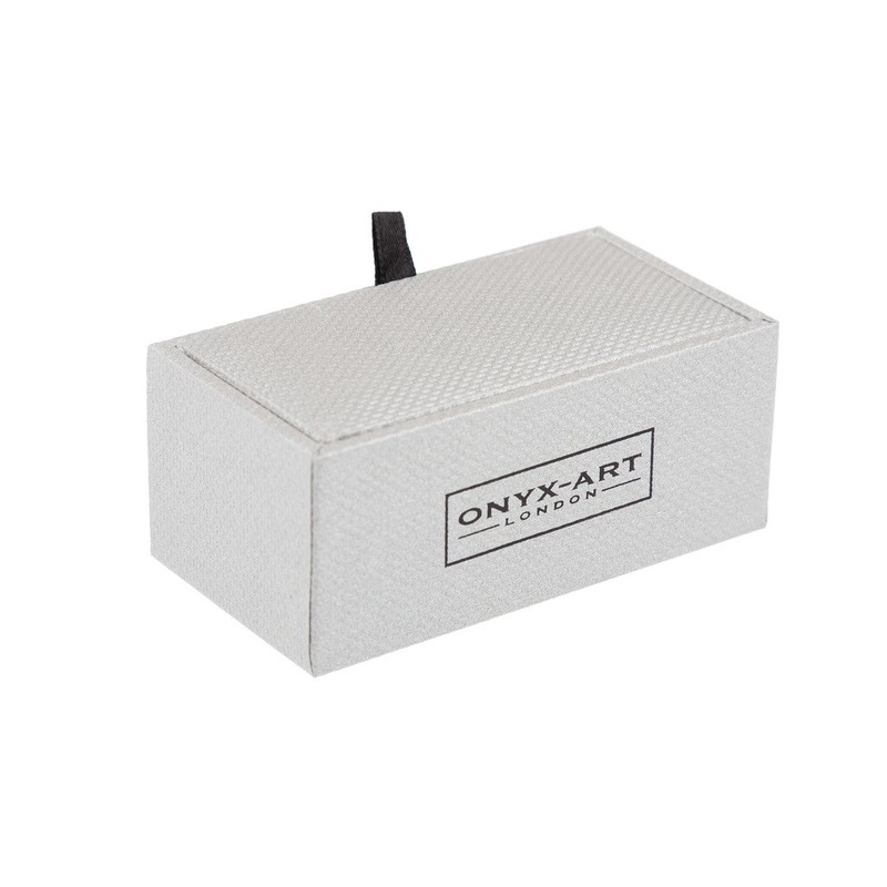 Cufflinks - Elephant Cufflinks in Onyx Art Cufflink Box